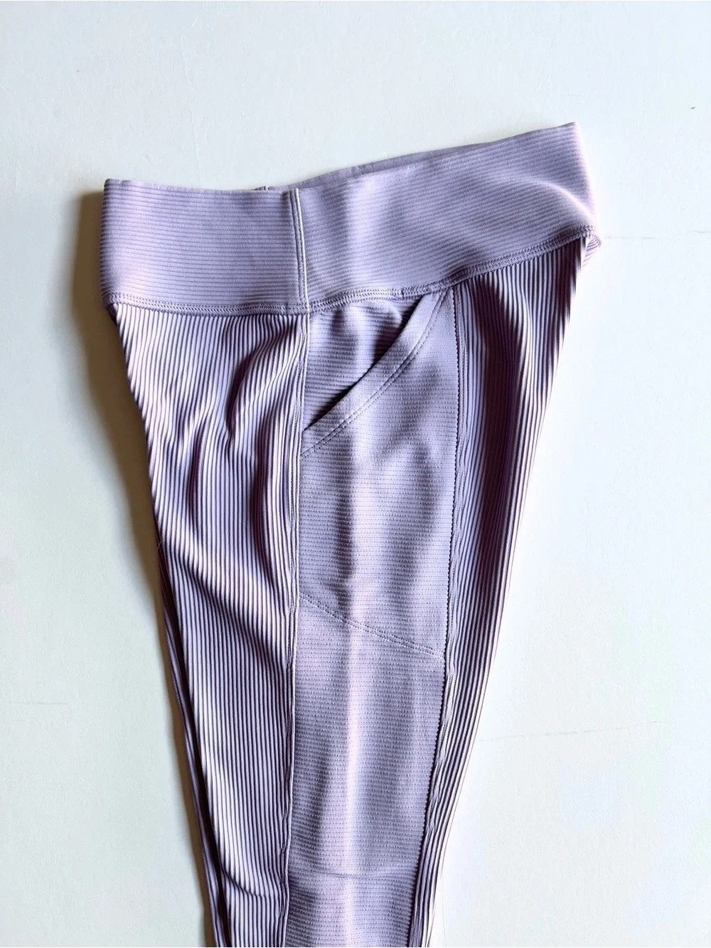 Girls Ribbed Activewear Jacket and Legging Set Lavender Size 10/12 All in Motion